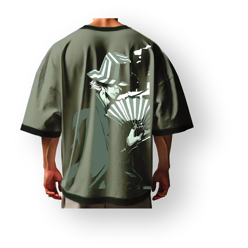The Lowly Merchant Oversized Tee (Kisuke Urahara Edition), back