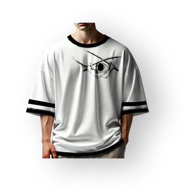 The Pirate Hunter Oversized Tee (King of Hell Edition), front